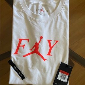 Jordan Men’s White T-shirt size Large